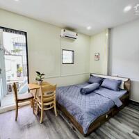 Trống sẵn Studio full nội thất, Ban công, Quận 3, gần Công viên Tao Đàn, gần Chợ Vườn Chuối