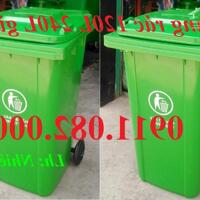 Giá rẻ thùng rác nhựa hdpe- thùng rác 120L 240L 660L giá rẻ cạnh tranh- lh 0911082000