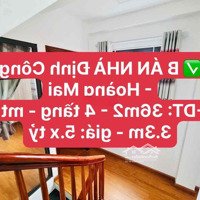 B Án Nhà Mới Định Công-Cách Ô Tô 50M -Ở Ngay . Diện Tích: 36 M Giá 5,15 Tỷ.