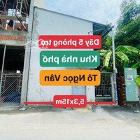 Bán Dãy 5 Phòng Trọ Khu Nhà Phố Đường Tô Ngọc Vân Quận 12