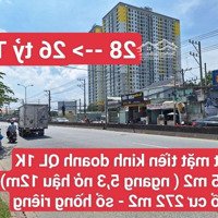 Đất Mặt Tiền Quốc Lộ 1K , P. Bình An, Tp. Dĩ An