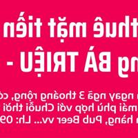 Cho thuê mặt tiền 10m ngay ngã 3 đường Bà Triệu - Sầm uất nhất Tp Huế