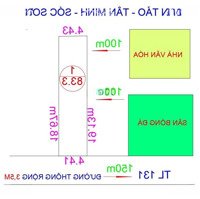 Chủ Gửi Bán Lô Đất Gần Đường 131 Diện Tích 83,3M2 Tại Đan Tảo Tân Minh Sóc Sơn - Lh - 0399786838