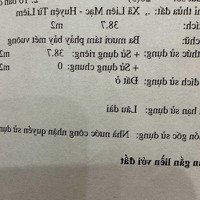 [Chính Chủ] Bán Đất Đường Liên Mạc, Đường To Ô Tô Đi Vào