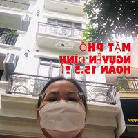 Bán Nhà Mặt Phố Nguyễn Đình Hoàn,P.quan Hoa,Q.cầu Giấydiện Tích53M2 15.5 Tỷ