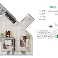 Cho Thuê Căn Hộ 8X Đầm Sen 64M2,1 Phòng Ngủ, Nhà Không Nội Thất