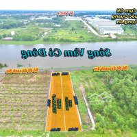 1000M2 Đất Vườn Mặt Tiền Sông Vàm Cỏ Đông ,Thạnh Hoà ,Bến Lức,Long An