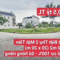 Đất Biệt Thự 2 Mặt Tiền Khu Đô Thị Bình Nguyên, P. Đông Hòa, Tp. Dĩ An