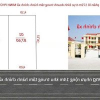 Chính Chủ Bán 2 Lô Đất Mặt Đường Nhựa Kinh Doanh Khu Trung Tâm Hành Chính Xã Minh Phú, Giá Bán 2 Tỷ 100