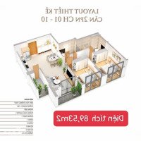 Suất Ưu Đãi Đặc Biệt: Chỉ Với 3,98 Tỷ- Sở Hữu Căn Hộ 90M2, Ký Trực Tiếp Cđt