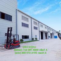 Cho thuê kho,xưởng mới xây khu Yên Mỹ, Hưng Yên DT 500m2 đến 100.000m2