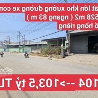 Đất Kho Xưởng Mặt Tiền Đường Liên Huyện, P. Thái Hòa, Tp Tân Uyên