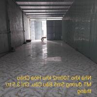 Cho thuê kho 100m2 đường 7.5m và đường 5.5m gần Phạm Hùng, quốc lộ 1A, trục đường Phan Văn Đáng, giao thông thuận lợi