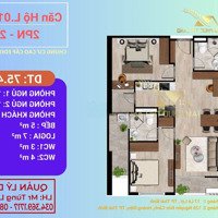 Căn Hộ 75M2 2 Phòng Ngủchung Cư Eden Garden Lê Lợi