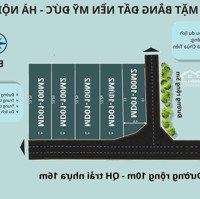 Bán Lô Đất 100M2 85M Thổ Cư ,Mặt Đường 10M Qh 16M Trải Nhựa