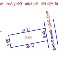 Phải Thật Nhanh Lô Đất Hiếm Có Khó Tìm Lộc Hà, Mai Lâm,Đông Anh, Hn.+ Diện Tích : 62M2, Vuông Vắn