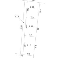 Bán Đất Thổ Cư Vân Canh Hoài Đức 115m, Mặt tiền 5,15m. Nở hậu, ngõ nông đường 3 gách tránh, Oto tranh cách 70m