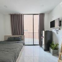 Cho thuê căn hộ ban công cửa kính lớn - NT mới  - Phan Văn Trị Bình Thạnh LH 0346638001