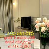 ÔTÔ TẬNCỬA. BÁN NHÀ Siêu phẩm 4Tầng. Huỳnh Văn Nghệ, PHẠM VĂN BẠCH.4,45mx 14m-6.xtỷ