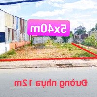 Đất Ngộp 5X40M Sẵn Thổ Cư, Sổ Hồng Riêng Ngay Kcn Becamex Giá 320 Triệu