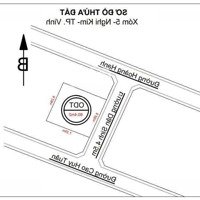 Đất Diện Tích: 8,28Mx7,25M = 60,4M2, Cao Huy Tuấn, Xóm 5, Gần Uỷ Ban Xã Nghi Kim, Ra Bến Xe Bắc Vinh 600M