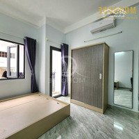 Căn Hộ Mới Tinh 100% Studio Balcon / Cửa Sổ Lớn - Máy Giặt Riêng - Ngay Cầu Hht, Đối Diện Etown