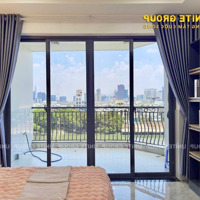 Cho Thuê Căn Hộ 1 Phòng Ngủtại Quận 7, Bancong, Cửa Lớn, View Chill, Thoáng Gần Lotte, Q4, Q1, Q5