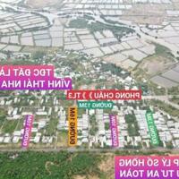 Bán lô 2 mặt tiền Tđc Đất Lành ( khu mới ) - Vĩnh Thái gần trường tiểu học  chỉ 1 tỉ 950