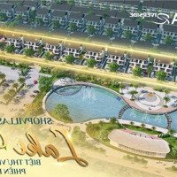 Chính Thức Mở Bán Siêu Phẩm Shopvillas Lake View - Biệt Thự View Hồ, Phiên Bản Giới Hạn