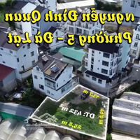 Đất Biệt Thự 432M Phường 5_Tp Đà Lạt.ra Hồ Xuân Hương Chỉ 3Km