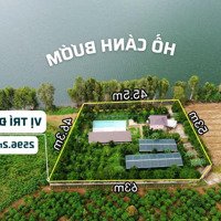 Đất Đẹp Hồ Cánh Bướm, Có Sẵn Nhà Vườn, Bể Bơi, Cafe, Camping,Diện Tích2596.2M2 Tiếp Giáp Mặt Hồ 45M