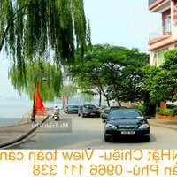 Cực Hiếm ! Bán Nhà Mặt Phố Nhật Chiêu, Chỉ Nhỉnh 40 Tỷ: 75M2- 5 Tầng - Mặt Hồ View Toàn Cảnh Hồ Tây