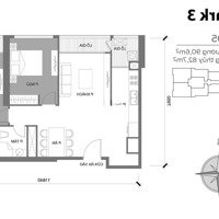 Cho Thuê Ch Vinhomes Central Park P3-05_Full Nội Thất, Tầng Trung.2Pn+, 2 Vệ Sinh90M2, View Công Viên.