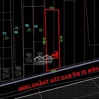 Bán Đất Mặt Tiền Đường 30M Bờ Bao Tân Thắng