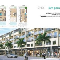 Shophouse Thương Mại Mặt Tiền Đường Lộ Giới 60M 1 Trệt + 3 Lầu