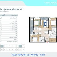 Bán Căn Số 1210 Chung Cư Viha Leciva 107 Nguyễn Tuân, 96.7M2 View Trực Tiếp Đường Nguyễn Tuân