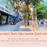 Cho Thuê Nhà Mặt Phố Thái Hà, Diện Tích 387M2, Mt: 20M, Liên Hệ: 0915 169 936