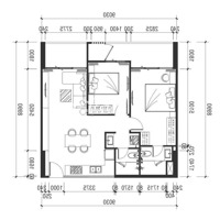 Nóng Suất Nội Bộ Duy Nhất / Cho Căn 80.33M2