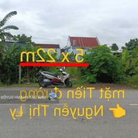 Đất 5 X 22M Mặt Tiền Đường Nguyễn Thị Ly, Gần Ngã Ba Giồng Hóc Môn