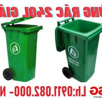 Địa chỉ mua thùng rác NHỰA 120L 240L 660L uy tín giá rẻ tại cần thơ- lh 0911082000