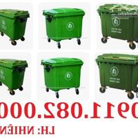 Địa chỉ mua thùng rác NHỰA 120L 240L 660L uy tín giá rẻ tại cần thơ- lh 0911082000