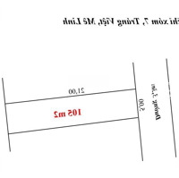 Chính Chủ Gửi Bán Bán 1 Lô 108M2 Ở Tráng Việt - Mê Linh