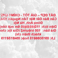 Đất Đẹp Giá Tốt - Chính Chủ Cần Bán Đất Mặt Tiền Nguyên Khê, Đông Anh, Hà Nội