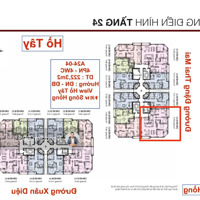 Bán Căn Hộ 4 Phòng Ngủtầng 24 - View Hồ Tây -