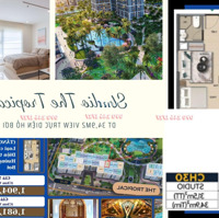 Bán The Studio Chỉ 1,68Tdiện Tíchlớn 34,9M2 View Trực Diện Hồ Bơi The Tropical - Vinhomes Grand Park