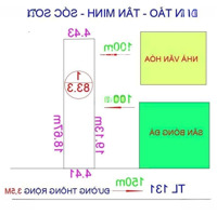 Cc Bán 83.3 M2 Đất Đan Tảo, Tân Minh, Sóc Sơn, Hn, Giá Cho Nđt