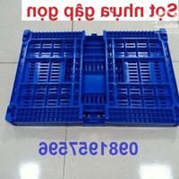 Thùng nhựa gập gọn, sóng nhựa hở, sọt nhựa gập