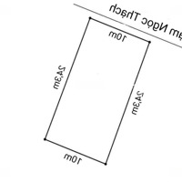 Bán Đất Mặt Tiền Phạm Ngọc Thạch. Phường Phú Mỹ. 10*24 Thổ Cư 120M