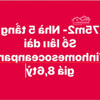 Hot! Cực Hiếm- Nhà 5 Tầng Vinhomes- Đông Nam-75M2- Giá Bán 8,6 Tỷ- Vinhomes Ocean Park 2 [0984.597.590]