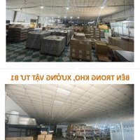 Hocmon, Hcm.. Dtich 23.000M2 Đất, 14.000M2 Xưởng . Cho Thuê 70K/M2(Thương Lượng)